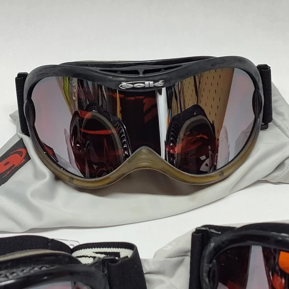 Three Bolle Goggles Pre Owned